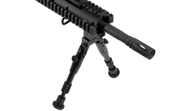 UTGShooter27sSWATBipod2cRubberFeet2cHeight6.22522-6.72522-2