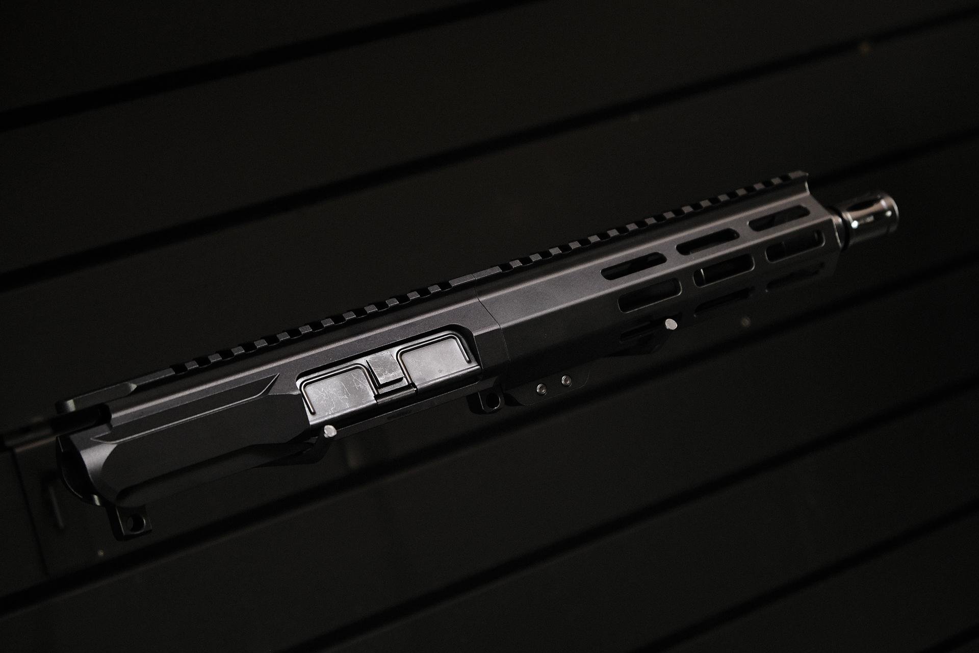 NBS 7.5″ Slick Side Billet 5.56 Pistol Nitride M-LOK Upper Assem