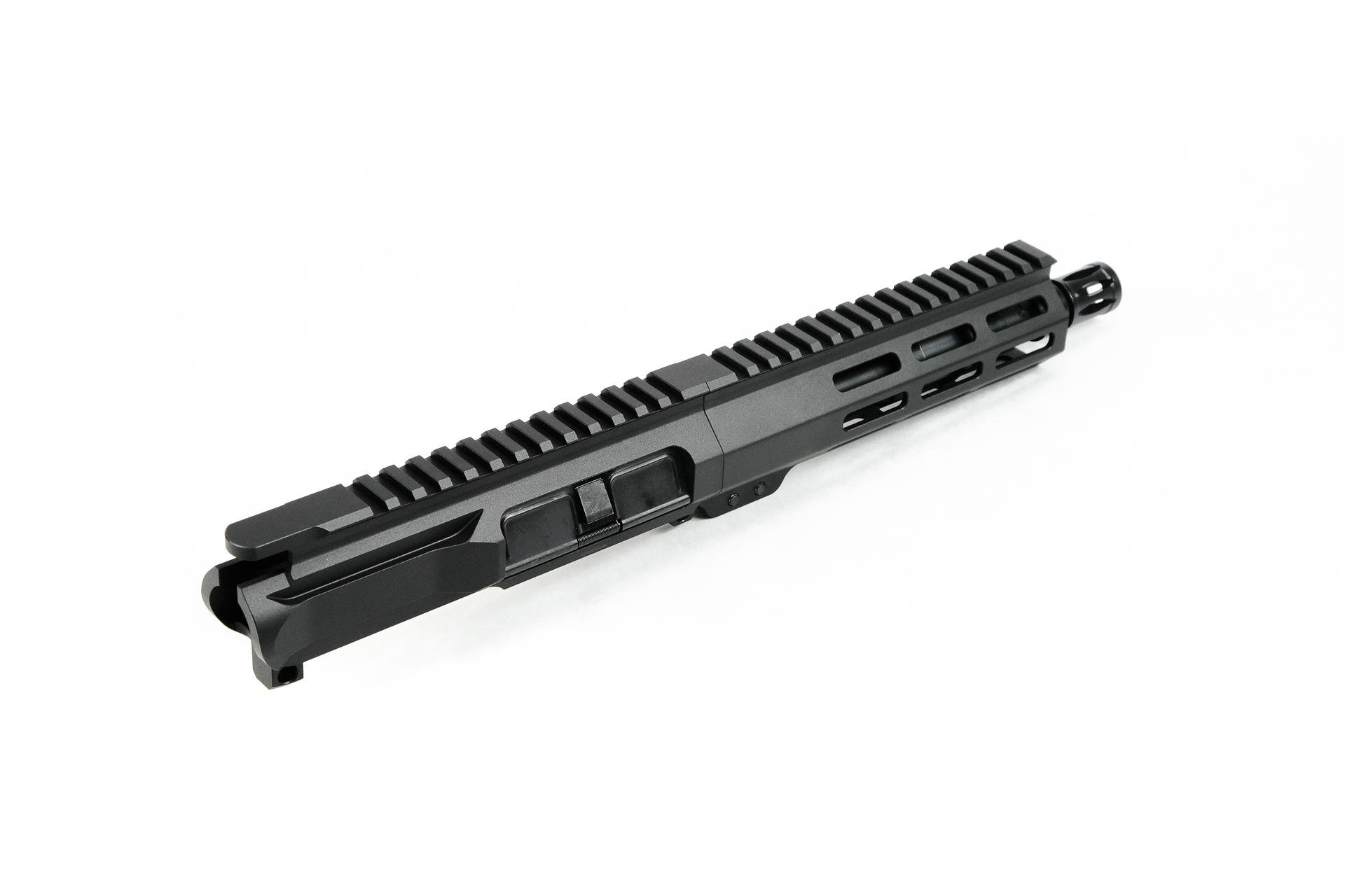 NBS 7.5″ Slick Side Billet 5.56 Pistol Nitride M-LOK Upper Assem