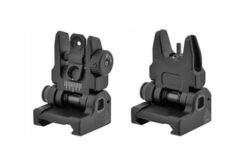 UTG ACCU-SYNC Spring-Loaded AR15 Flip-up Sight Set