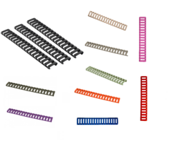 Ergo 18-Slot Ladder LowPro Rail Covers 3PK