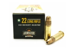 Armscor 22LR ARM50015 36 Grain High Velocity Hollow Point Ammunition Rimfire Ammo - 5000 Rounds