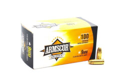 Armscor 9mm ARM50444 115 Grain Full Metal Jacket Ammunition Handgun Ammunition - 1200 Rounds