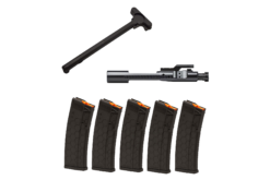 NBS AR-15 5.56/.223 BCG/Charging Handle & 5 Hexmag Gen 2 Magazine Bundle