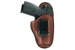 Bianchi 19221 100 Professional IWB Size 01 Tan Leather Belt Clip Fits Ruger LCR/S&W J Frame 2" Left Hand
