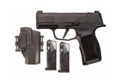 Sig Sauer P365X 3.1" 9mm 12Rd Compact Semi-Auto Pistol w/ Holster & 3 12RD Mags - Black