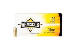 Armscor 10mm FAC10-2N 180 Grain FMJ Ammo Handgun Ammo - 50 Rounds
