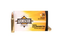 Armscor 223 Rem ARM50163 62 Grain FMJ Ammo Rifle Ammo - 20 Rounds