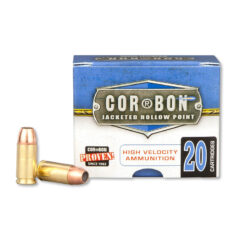 CorBon Self Defense 9MM 115 Grain Jacketed Hollow Point +P Handgun Ammo - 20 Rounds