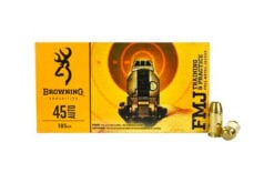 Browning 45 Auto Training & Practice B191800452 185 Grain FMJ Ammo Handgun Ammo - 50 Rounds