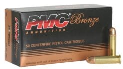 PMC bronze 38 Special 132 gr FMJ PMC (38G) Handgun Ammo - 50 Rounds