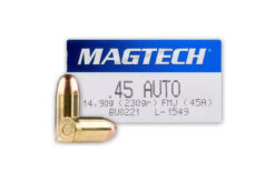 Magtech 45 Auto 230GR FMJ. 45A Handgun Ammo - 50 Rounds