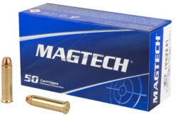 Magtech 357Q Range/Training 357 Mag 125 gr Full Metal Jacket Flat Point (FMJFP) Handgun Ammo - 50 Rounds