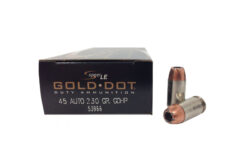 Speer LE Gold Dot 45 ACP 230 Grain GDHP Ammo Handgun Ammo - 50 Rounds