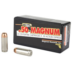 Magnum Research Blount 50 Action Express 300 Grain Jacketed Hollow Point Handgun Ammo - 20 Rounds