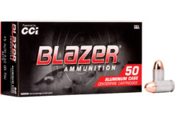 Blazer Ammunition Blazer 45 ACP 230 Grain Full Metal Jacket Handgun Ammo - 50 Rounds