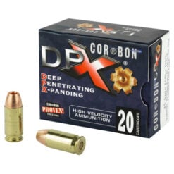 CorBon Deep Penetrating X Bullet 45ACP 160 Grain Barnes X +P Handgun Ammo - 20 Rounds