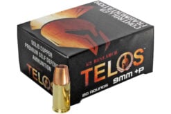 G2 Research Telos 9MM +P 92 Grain Lead Free Copper Handgun Ammo - 20 Rounds