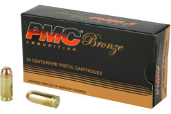 PMC Bronze 40S&W 165 Grain Full Metal Jacket Handgun Ammo - 50 Rounds