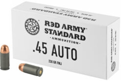 RED ARMY STANDARD 45ACP 230GR FMJ Handgun Ammo - 50 Rounds