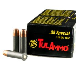 Tula Ammo UL038130 Pistol Ammo 38 Special 130 gr Full Metal Jacket (FMJ) Handgun Ammo - 1000 Rounds
