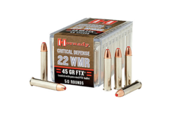 Hornady .22WMR 45 gr FTX Critical Defense Rimfire Ammo Rifle Ammo - 50 Rounds