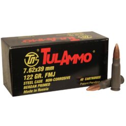 Tulammo UL076202 7.62x39 122gr HP Rifle Ammo - 20 Rounds