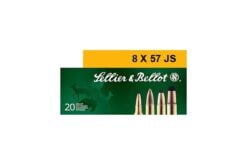 Sellier & Bellot SB857JSB Rifle 8x57mm JS 196 gr Soft Point Cut-Through Edge (SPCE) Rifle Ammo - 20 Rounds