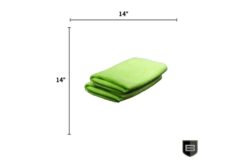Breakthrough Clean Technologies Green Microfiber Towel - 2 Pack