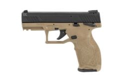 Taurus TX22 4.1" 22LR 16Rd Compact Semi-Auto Pistol - FDE/BK