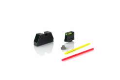 SCT Manufacturing Suppressor Height Fiber Optic Sight Set for Glock