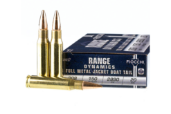Fiocchi 308A .308 Winchester 150 Grain FMJBT Ammo Rifle Ammo - 200 Rounds