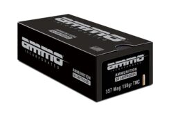 Ammo, Inc. Signature 357 Magnum 158 Grain TMC Brass Case Pistol Ammunition 357158TMC-A50 - 1000Rd