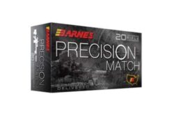 Barnes Bullets 30848 Precision Match 5.56x45mm NATO 85 gr OTM Boat Tail Rifle Ammo - 20 Rounds