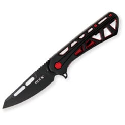 Buck Knives Trace Folder Large Black Handle Droppoint Blade