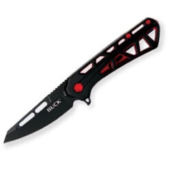 Buck Knives Trace Folder Small Black Handle Tanto Blade