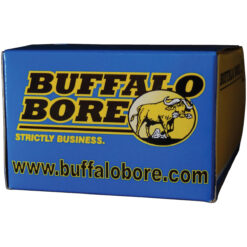 Buffalo Bore Ammunition 25B/20 Heavy Low Flash 357 Sig 125 gr Full Metal Jacket Flat Nose (FMJFN) Handgun Ammo - 20 Rounds