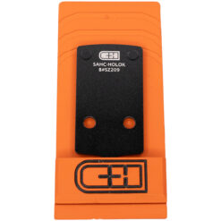 C&H Precision, CHP Adapter Plate, Converts Springfield Hellcat/RDP/PRO w/RMSC Slide Cut to Holosun 407K/507K, Anodized, Black, w/Hardware