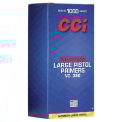 CCI 0016 Magnum Pistol No. 350 Large Pistol Multi-Caliber Handgun 1000 Per Pack