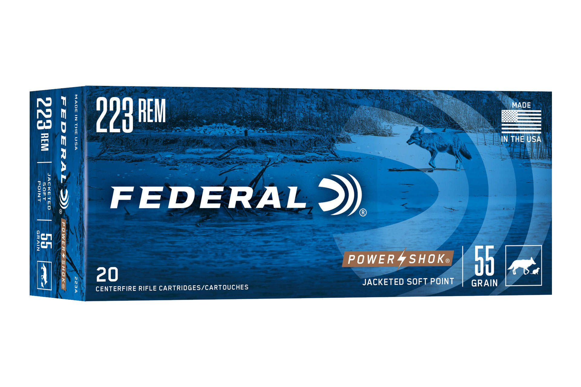 federal-223a-power-shok-223-rem-55-gr-jacketed-soft-point-jsp-20-bx-10-cs