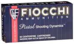 Fiocchi 9APDHP Defense Dynamics 9mm Luger 147 gr 975 fps Jacketed Hollow Point (JHP) Handgun Ammo - 50 Rounds