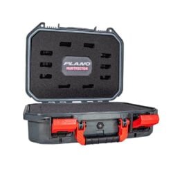 Plano PLA118LGR Rustrictor All Weather 2 2-Pistol Case, Black/Red