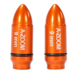 A-Zoom Strikercaps 9mm Snap Caps - Orange - 2 Pack