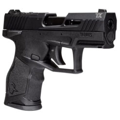 Taurus 1TX2233110 TX22C Compact 22 LR 10+1 3.60" Black Barrel, Slide & Polymer Frame, Rubber Grips