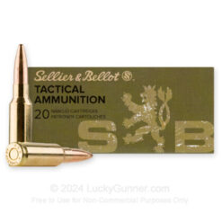 Sellier & Bellot 6.5 Grendel 124 Grain FMJ Ammo Rifle Ammo - 600 Rounds