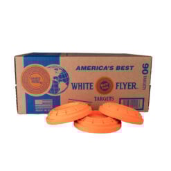 White Flyer BLACKOUT® Trap and Skeet Targets - 90 Pack