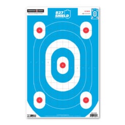 Thompson HALO B27-SHIELD Defensive Training Reactive Shooting Targets - 12.5"x19" - 5 Pack