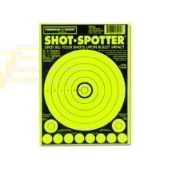 Thompson Shot Spotter Green - Adhesive Shooting Targets - 6.5"x9" - 10 Pack