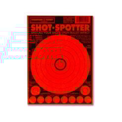 Thompson Shot Spotter Orange - Adhesive Shooting Targets - 6.5"x9" - 10 Pack