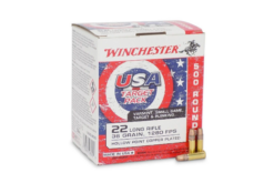 Winchester USA .22LR 36gr Copper Plated Hollow Point Rimfire Ammo - 5000 Rounds